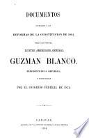Documentos favorables á las reformas de la constitucion de 1864
