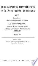 Documentos históricos de la Revolución Mexicana