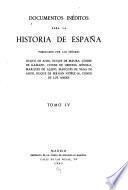 Documentos inéditos para la historia de España