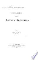 Documentos para la historia Argentina