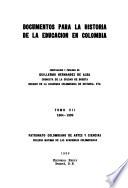Documentos para la historia de la educación en Colombia: 1804-1809
