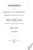 Documentos para los anales de Venezuela: Segundo período, [1831-1840
