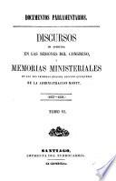 Documentos parlamentarios: 1857-1858