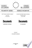 Documents (working Papers) 1993 = Documents de Séance 1993 ; Volume II, Docs. 6599 - 6623.