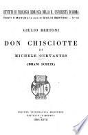 Don Chisciotte di Michele Cervantes. Brani scelti