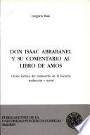 Don Isaac Abrabanel y su comentario al Libro de Amos