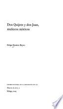 Don Quijote y don Juan, muñecos místicos