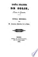 Dona Isabel de Solis, Reina de Granada. Novela historica