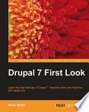 Drupal 7 First Look