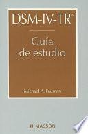 DSM-IV-TR Guia de Estudio