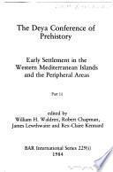 Early Settlement in the Western Mediterranean Islands and Their Peripheral Areas