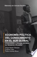 Economía política del conocimiento en el sur global