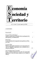 Economía, sociedad y territorio