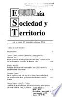 Economía, sociedad y territorio