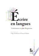 Ecrire en langues