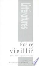 Ecrire le vieillir