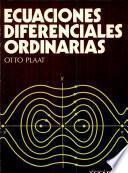 Ecuaciones diferenciales ordinarias