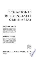 Ecuaciones differenciales ordinarias