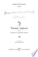 Edição crítica de Fernando Pessoa: Poemas ingleses. t. 1. Antinous, inscriptions, epithalamium, 35 sonnets