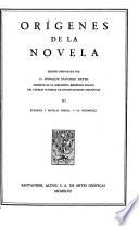 Edición nacional de las Obras completas. Con un prólogo del Excmo. Sr. D. José Ibáñez Martín: Oriígenes de la novela