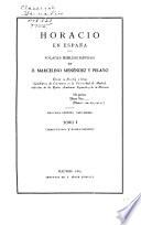 Edición nacional de las obras completas de Menéndez Pelayo, con un prólogo del Excmo. Sr. D. José Ibáñez Martín