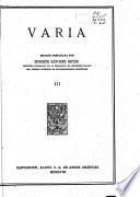 Edición nacional de las obras completas de Menéndez Pelayo: Varia. Vol. 5a. Indices generales onomasticas y de materias