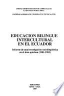 Educación bilingüe intercultural en el Ecuador