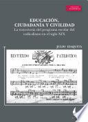 Educación, ciudadanía y civilidad.