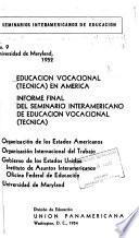 Educación vocacional (técnica) en América