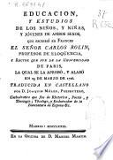 Educacion y estudios de los niños, y niñas y jóvenes de ambos sexos