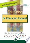 Educador de educación especial de la Generalitat Valenciana