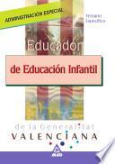 Educador Infantil de la Generalitat de Valencia. Temario