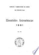 Efemérides astronómicas