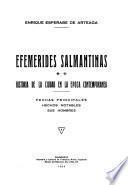 Efemerides salmantinas