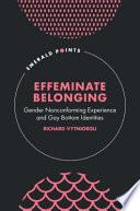 Effeminate Belonging