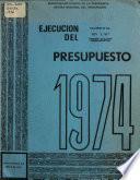 Ejecución del presupuesto