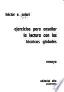 Ejercicios para enseñar la lectura con las técnicas globales