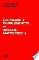 Ejercicios y complementos de análisis matemático