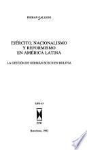 Ejército, nacionalismo y reformismo en América Latina