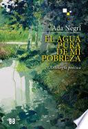 El agua pura de mi pobreza