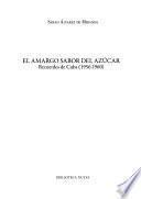El amargo sabor del azúcar