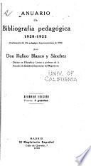 El Ano Pedagogico Hispanoamerico