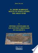 El árabe marroquí según un texto danés del siglo XVIII