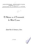 El ateísmo en el pensamiento de Albert Camus