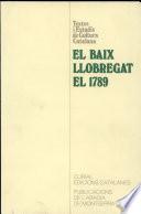 El Baix Llobregat el 1789