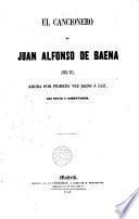 El cancionero de Juan Alfonso de Baena (siglo XV)
