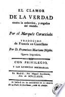 El Clamor de la verdad contra la seduccion y engaños del mundo