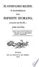 El compadre Mateo, ó baturrillo del espiritu humano