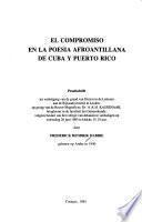 El compromiso en la poesía afroantillana de Cuba y Puerto Rico