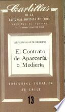 El Contrato de Aparceria o Medieria